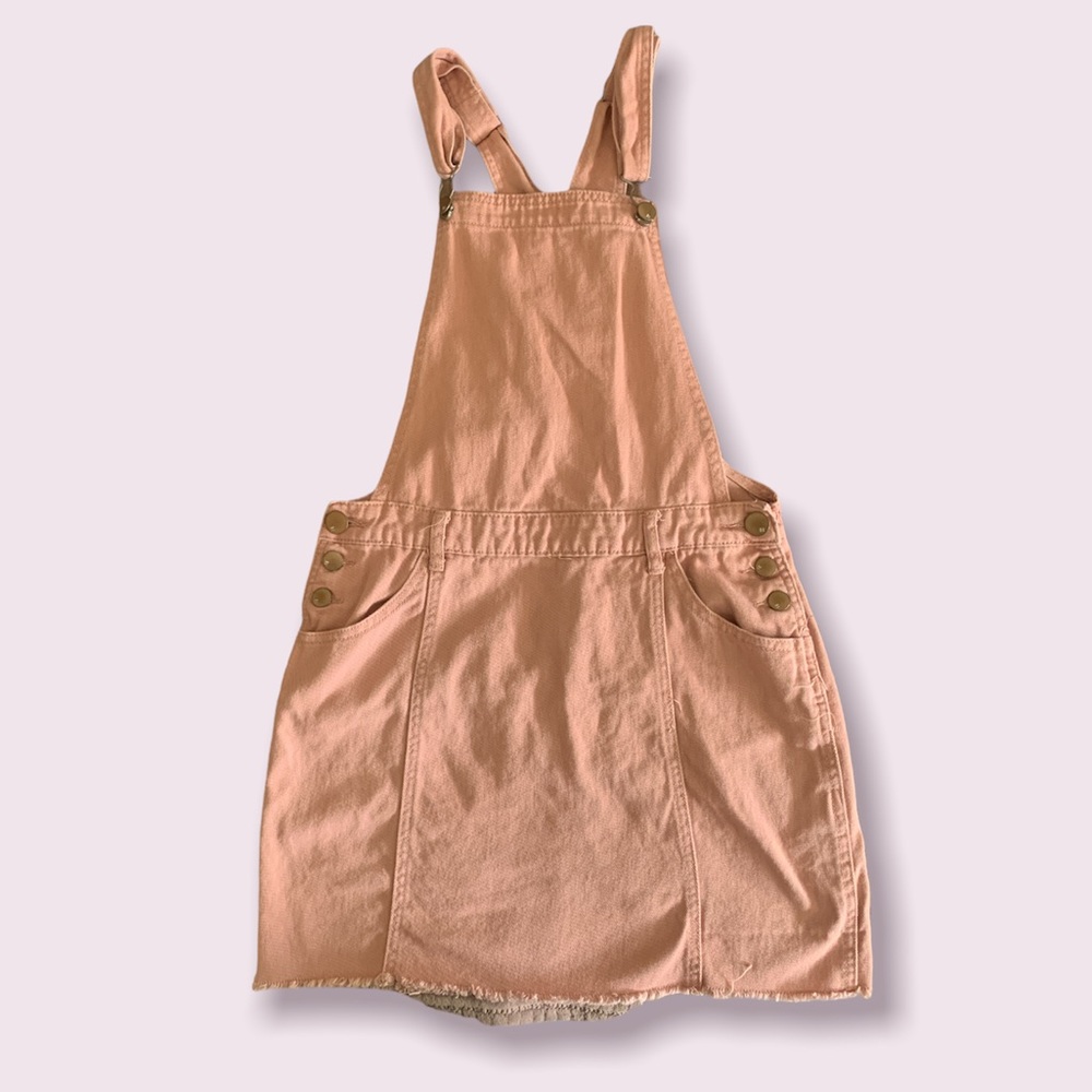 Pink Overall Dress